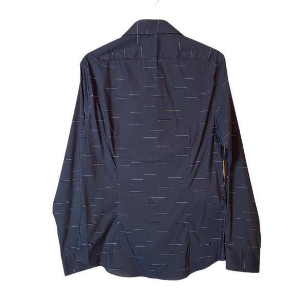 Calvin Klein dark  blue Extreme slim fit shirt - Picture 2 of 9